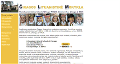 Desktop Screenshot of cikagoslituanistinemokykla.org